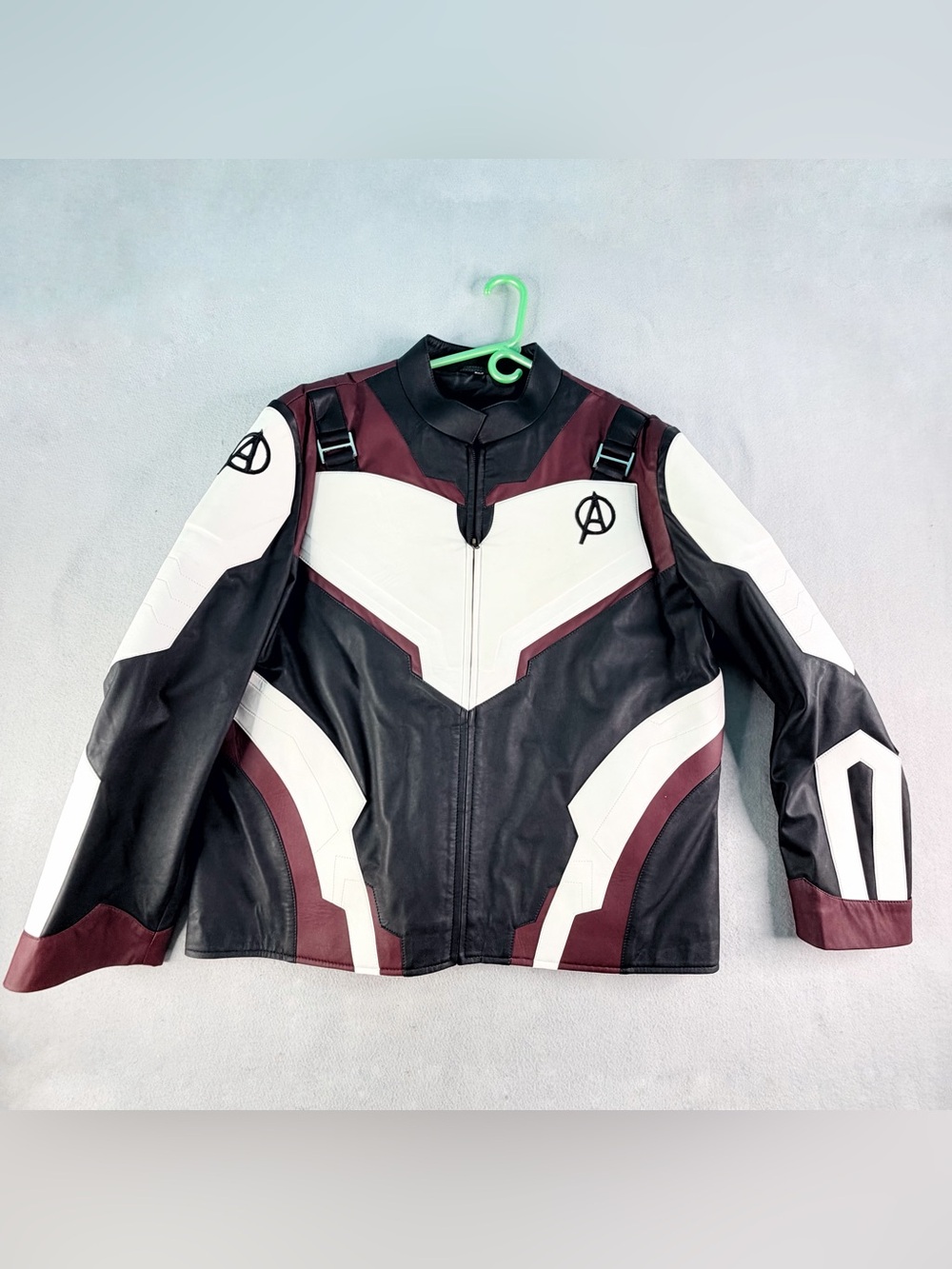 Iron Man Robert Downey Jr. Avengers Endgame Quantum Faux Leather Jacket Cosplay